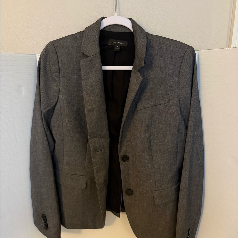 Ann Taylor Gray Blazer for Women